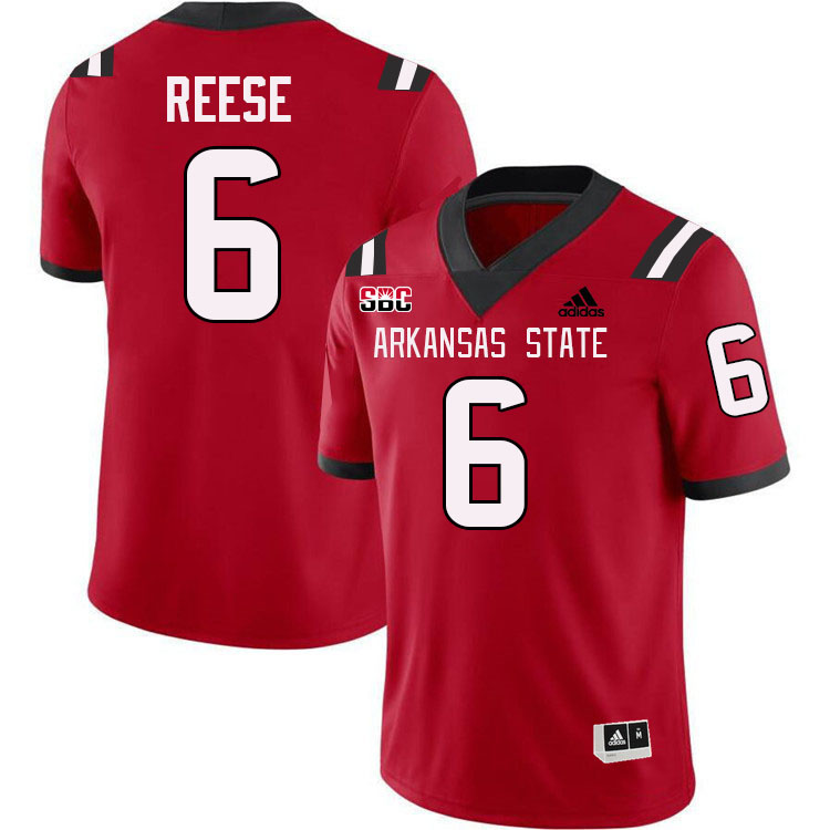 Ryan Reese Arkansas State Jersey,Arkansas State Red Wolves Football Uniforms,Jersey-Red